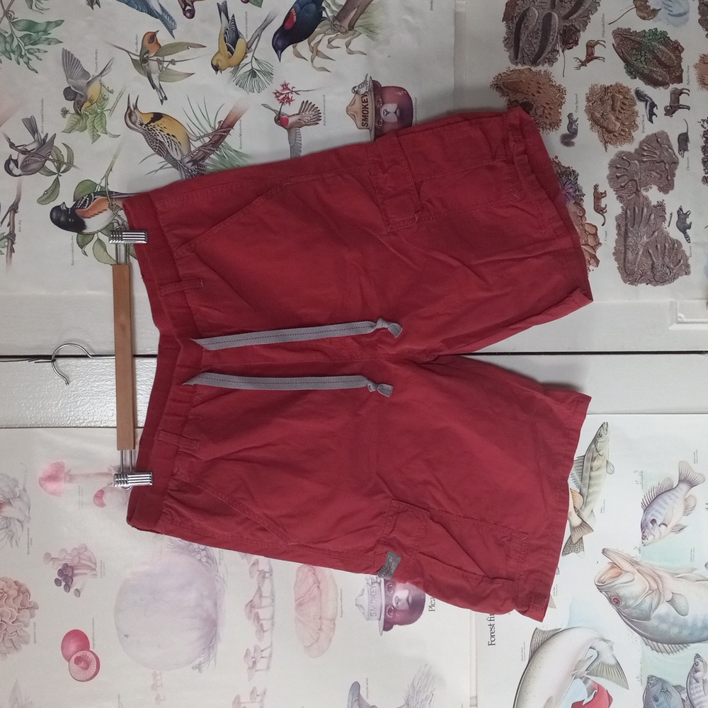 Red Wrangler Cargo Shorts 36"